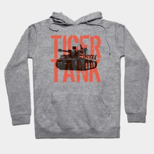 German WW2 Panzer Tiger Tank Hoodie